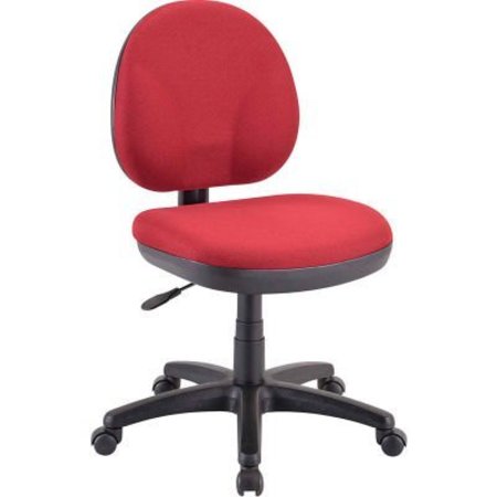 RAYNOR MARKETING LTD. Eurotech Armless Task Chair - Fabric - Crimson - OSS Series OSS400-H12